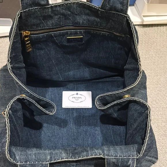 Prada Denim Tote - Picture 7 of 12